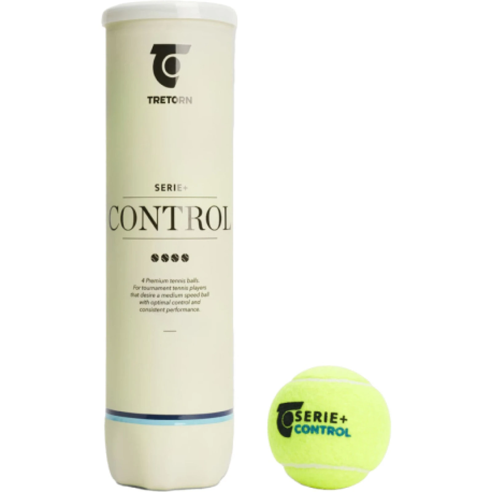 Tenisové loptičky 4ks TRETORN SERIE+ CONTROL · záber 1