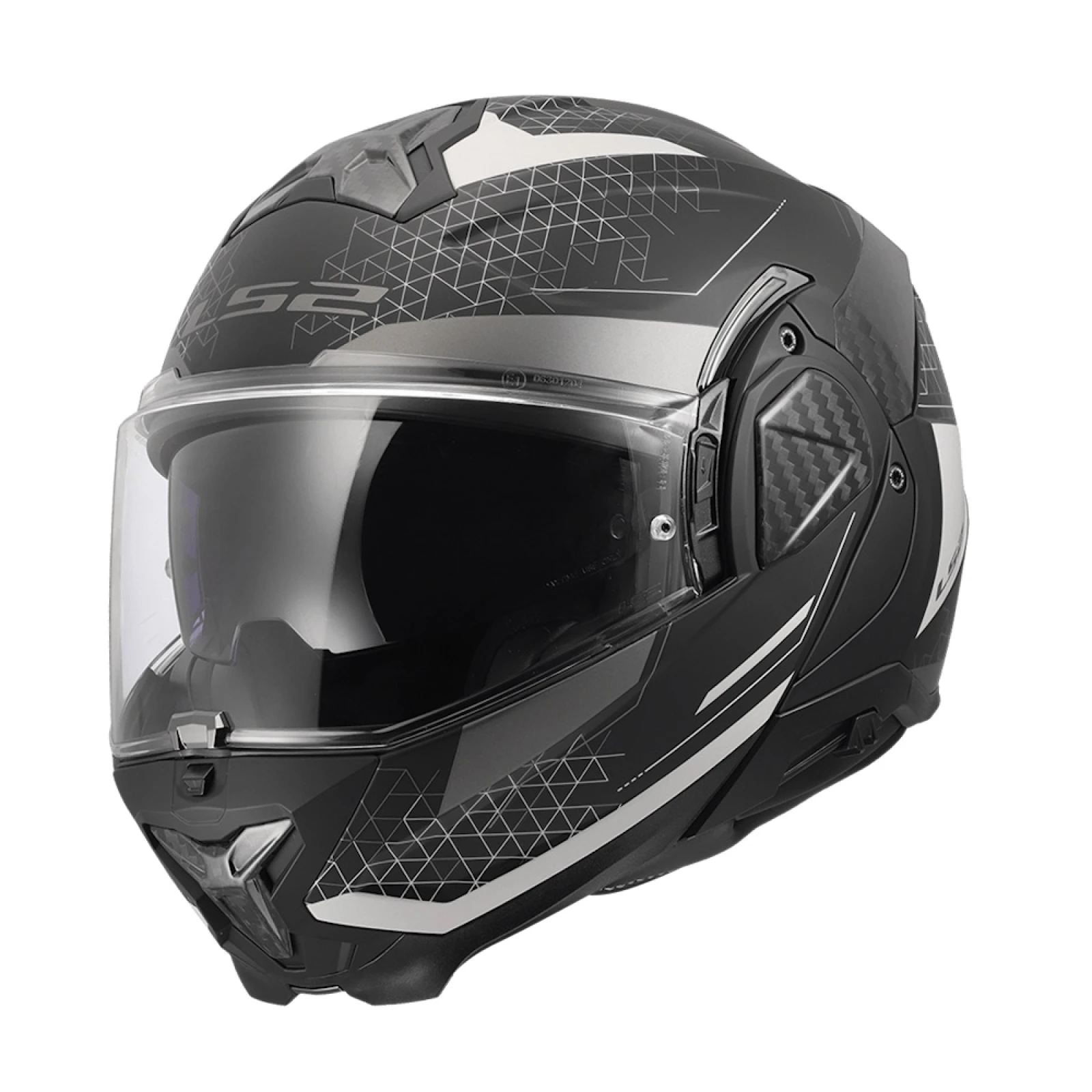 LS2 FF910 Advant II Astral Grey 3XL (65-66) · záber 7