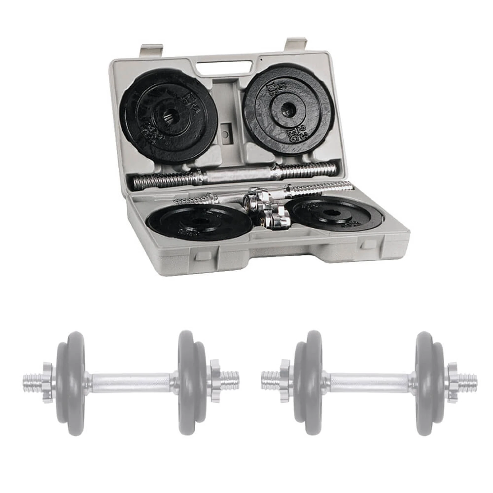 inSPORTline v kufříku set 2x10 kg · záber 1
