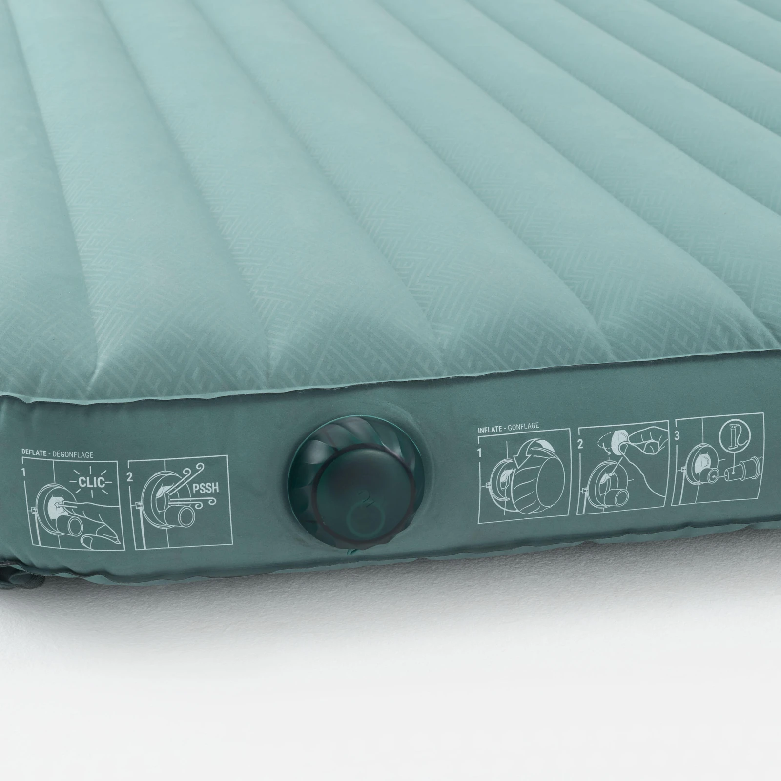 QUECHUA Nafukovací kempingový matrac Air Seconds 140 cm pre 2 osoby bez · záber 2