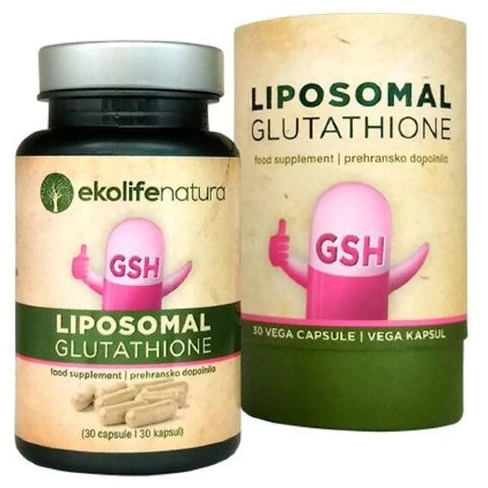 Ekolife Natura Liposomal Glutathione 30 kapslí · záber 1