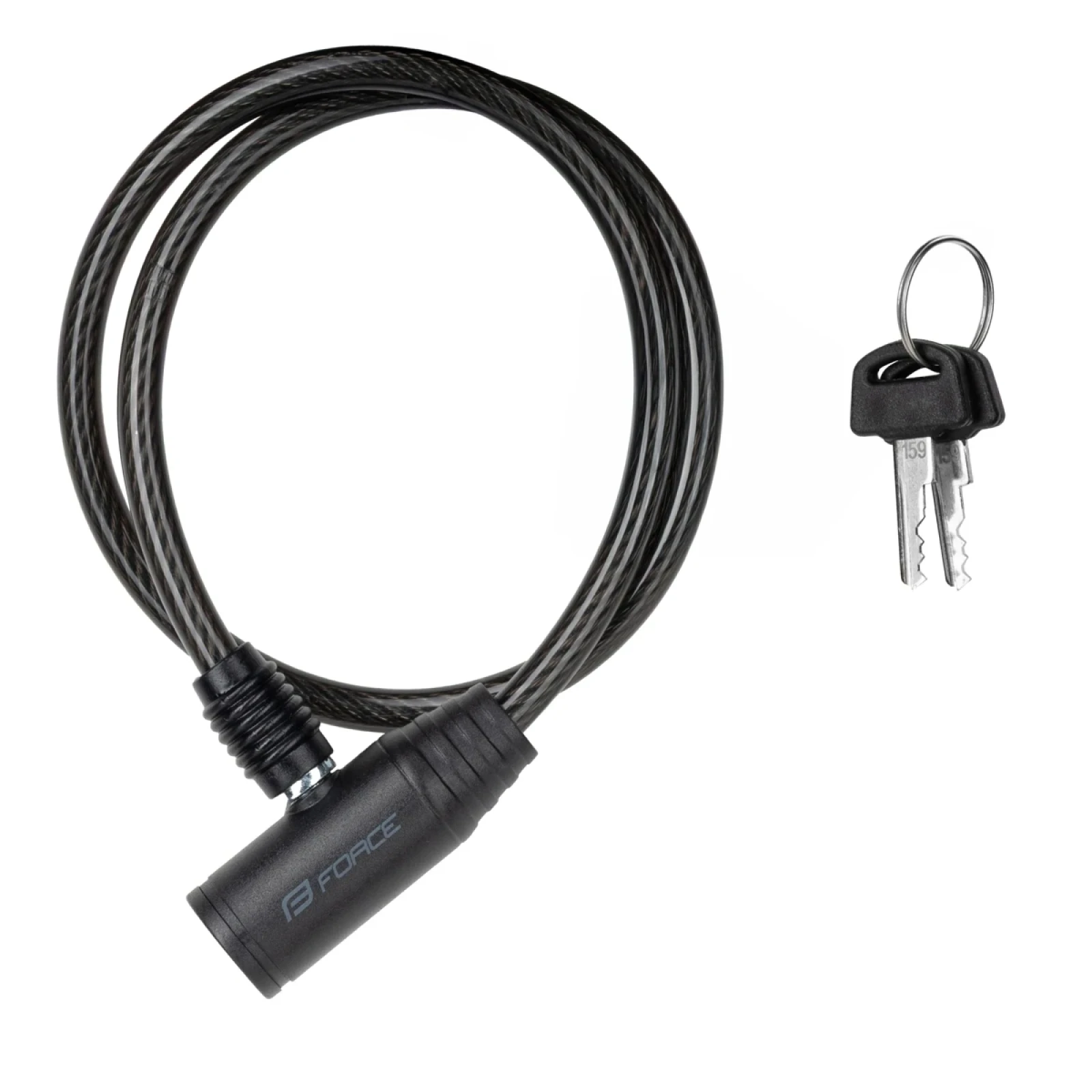 Force Zámek PRIM L8/650mm, bez držáku, černý · záber 1