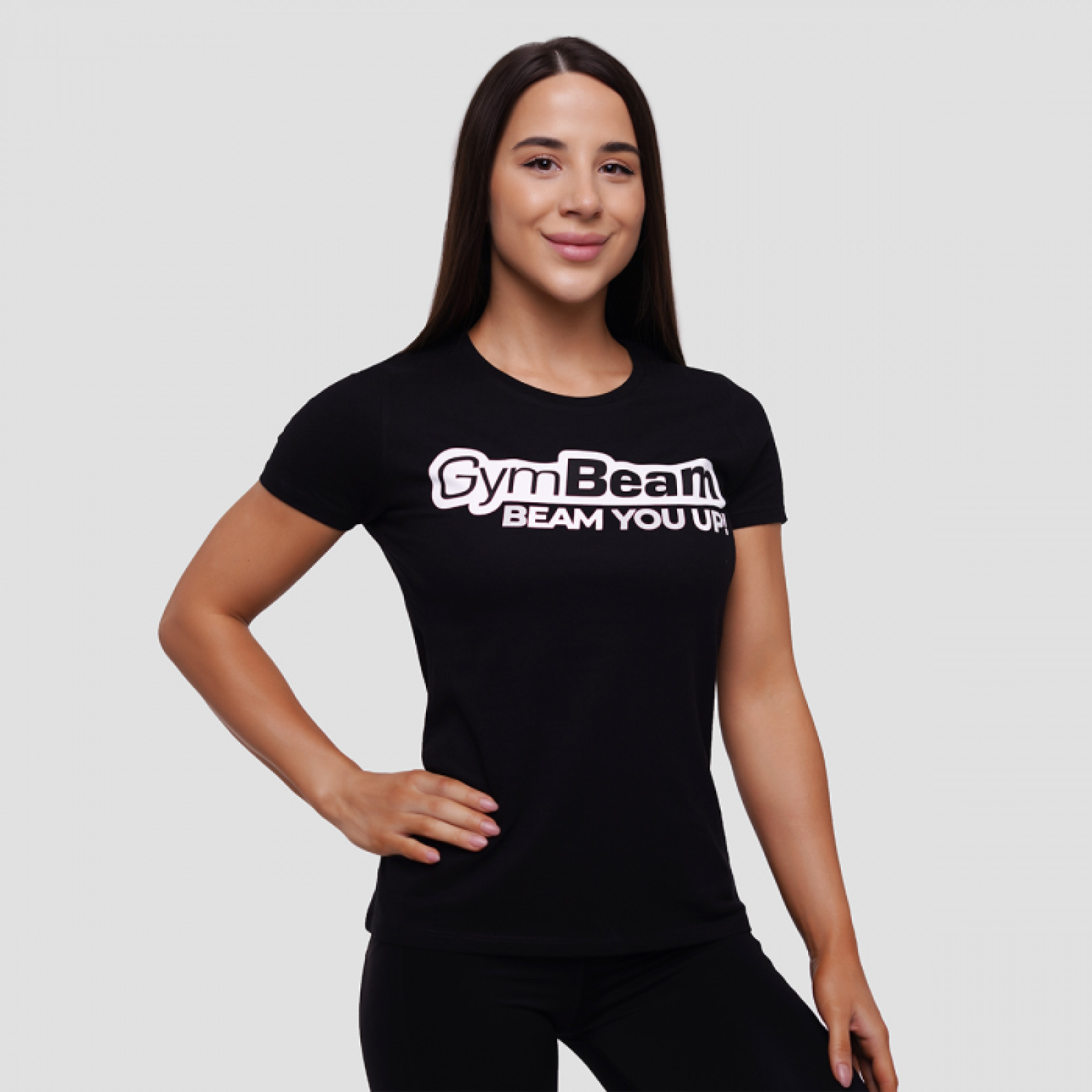 GymBeam Dámske Tričko Beam Black XXLXXL · záber 1
