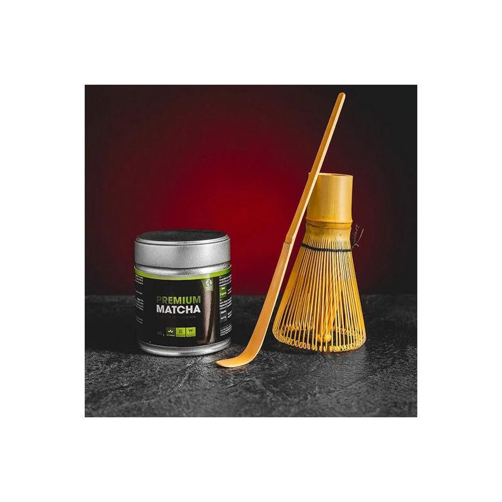 Hemp World Premium čaj Matcha 40g - set · záber 1
