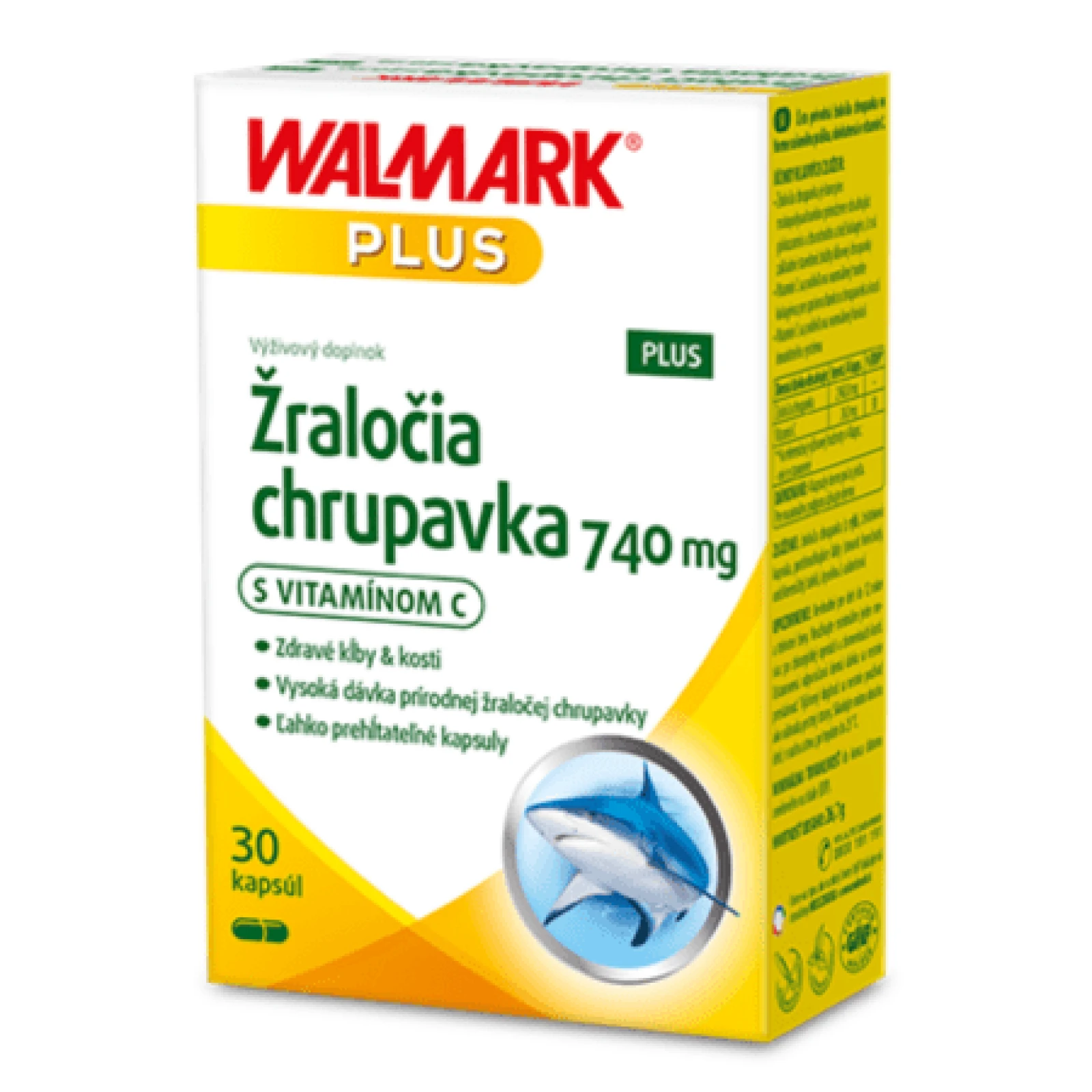 WALMARK Žraločia chrupavka 740 mg 30 kapsúl · záber 1