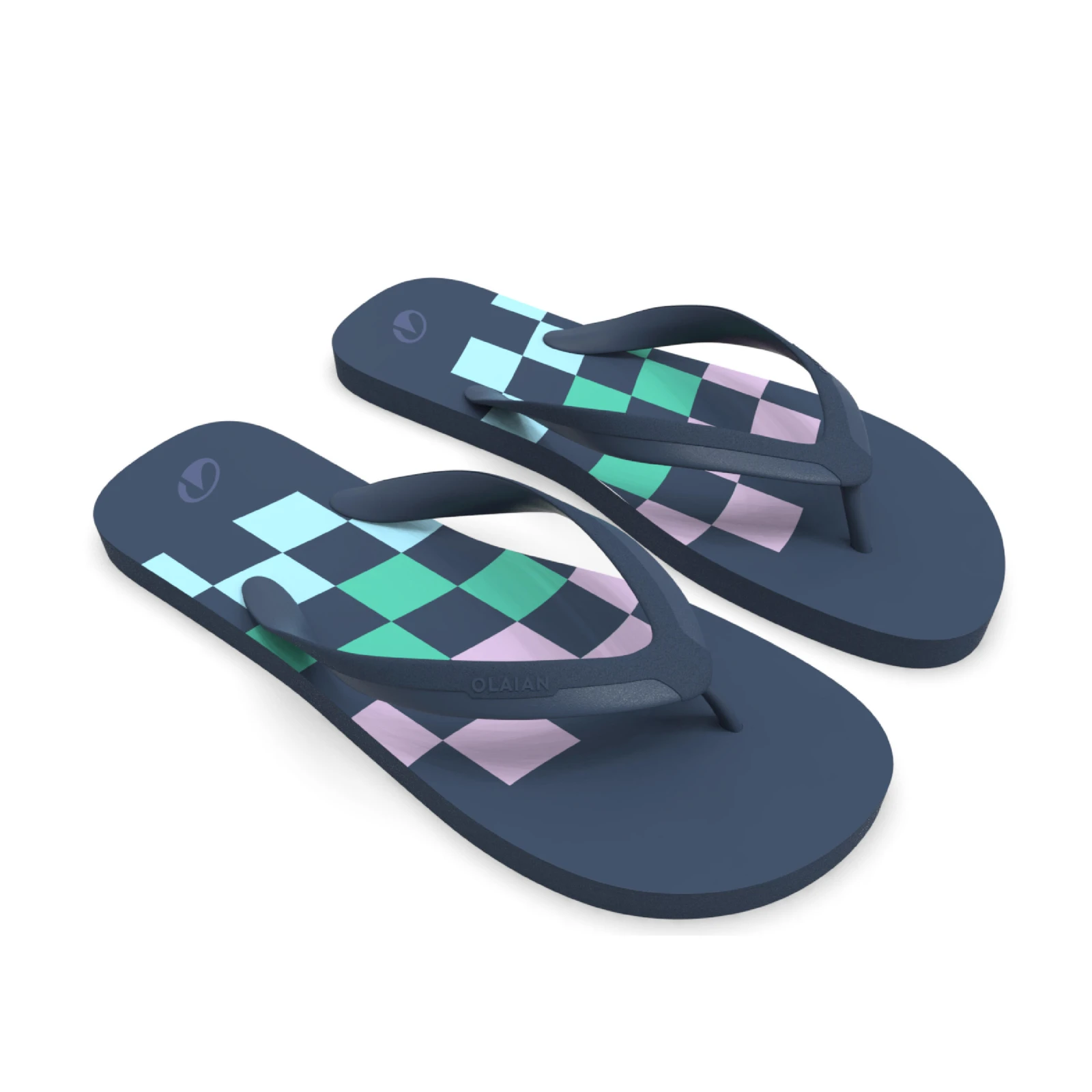 DECATHLON Pánske žabky 120 Wavy modré 39-40 · záber 1
