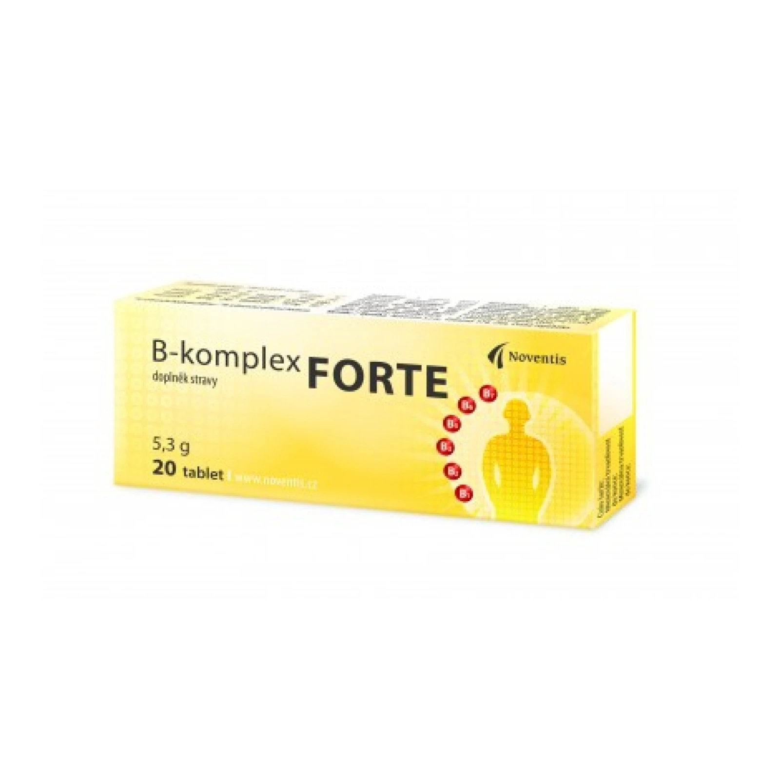 Noventis B- komplex forte 20 tbl · záber 2