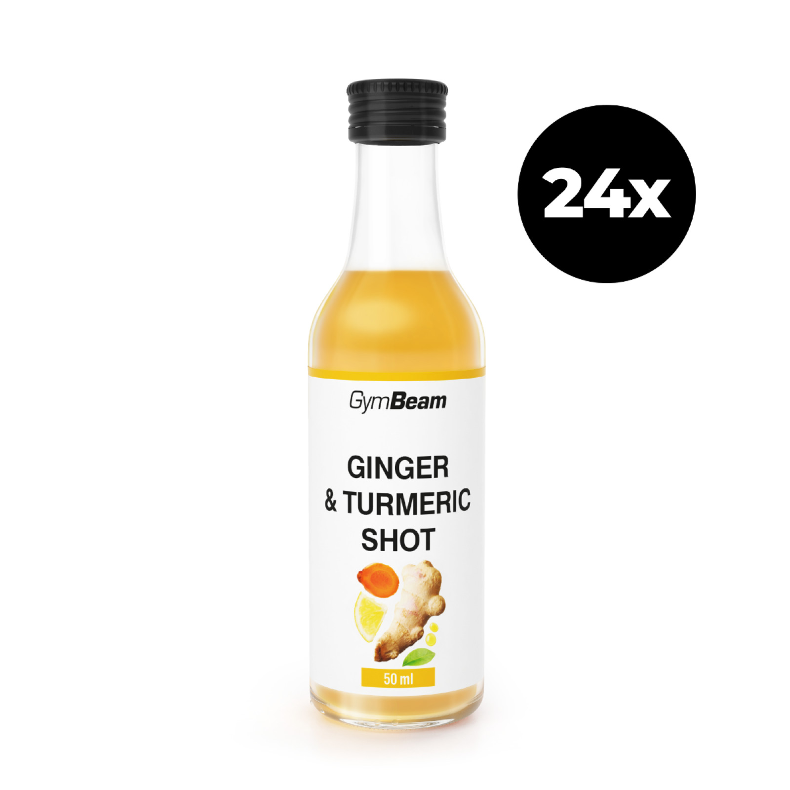 GymBeam Ginger & Turmeric Shot - Tömeg: 1,2 g · záber 1