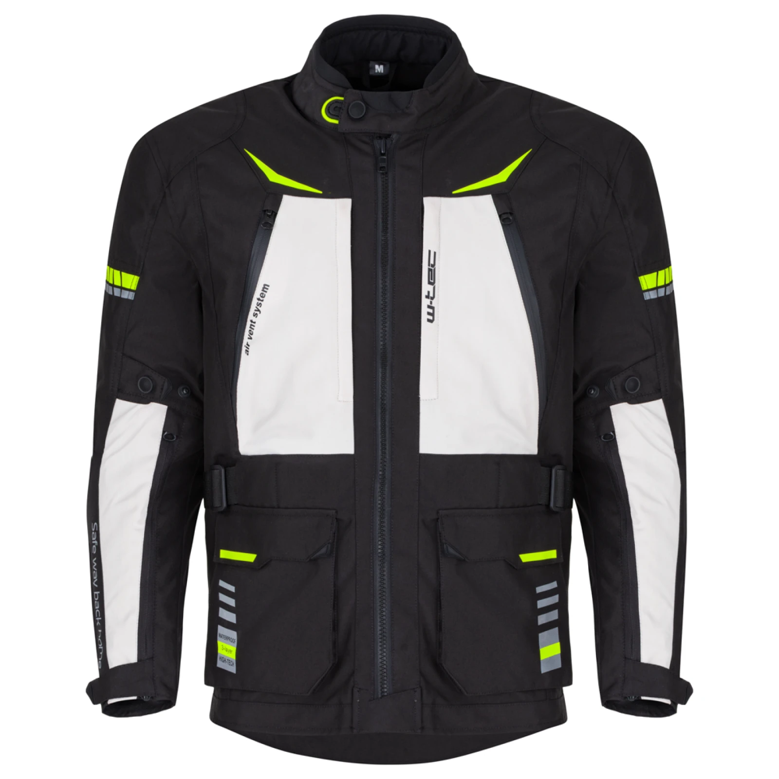 Moto bunda W-TEC Warao Farba čierna-fluo, · záber 2