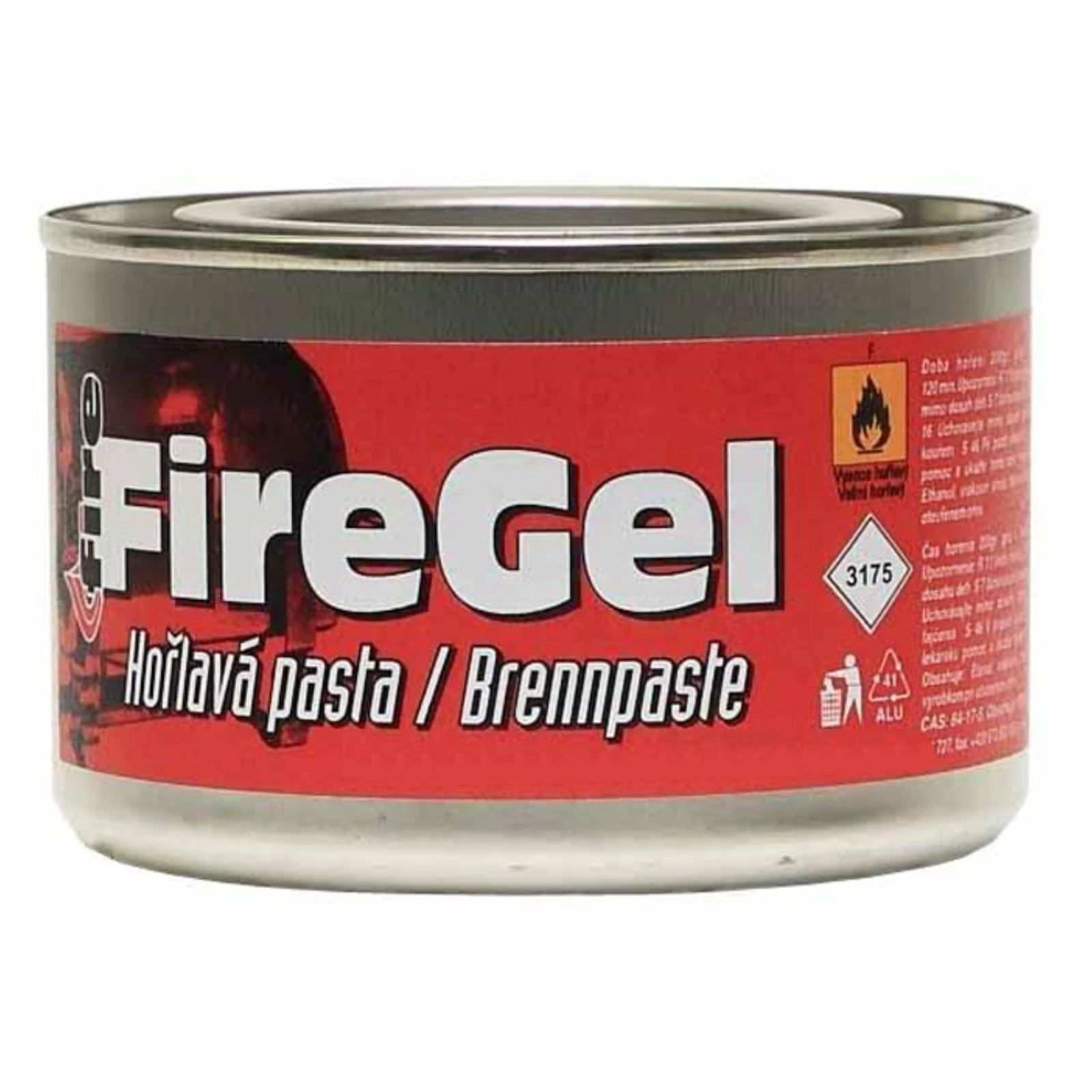 Horľavý gél MANDY v plechu · záber 1