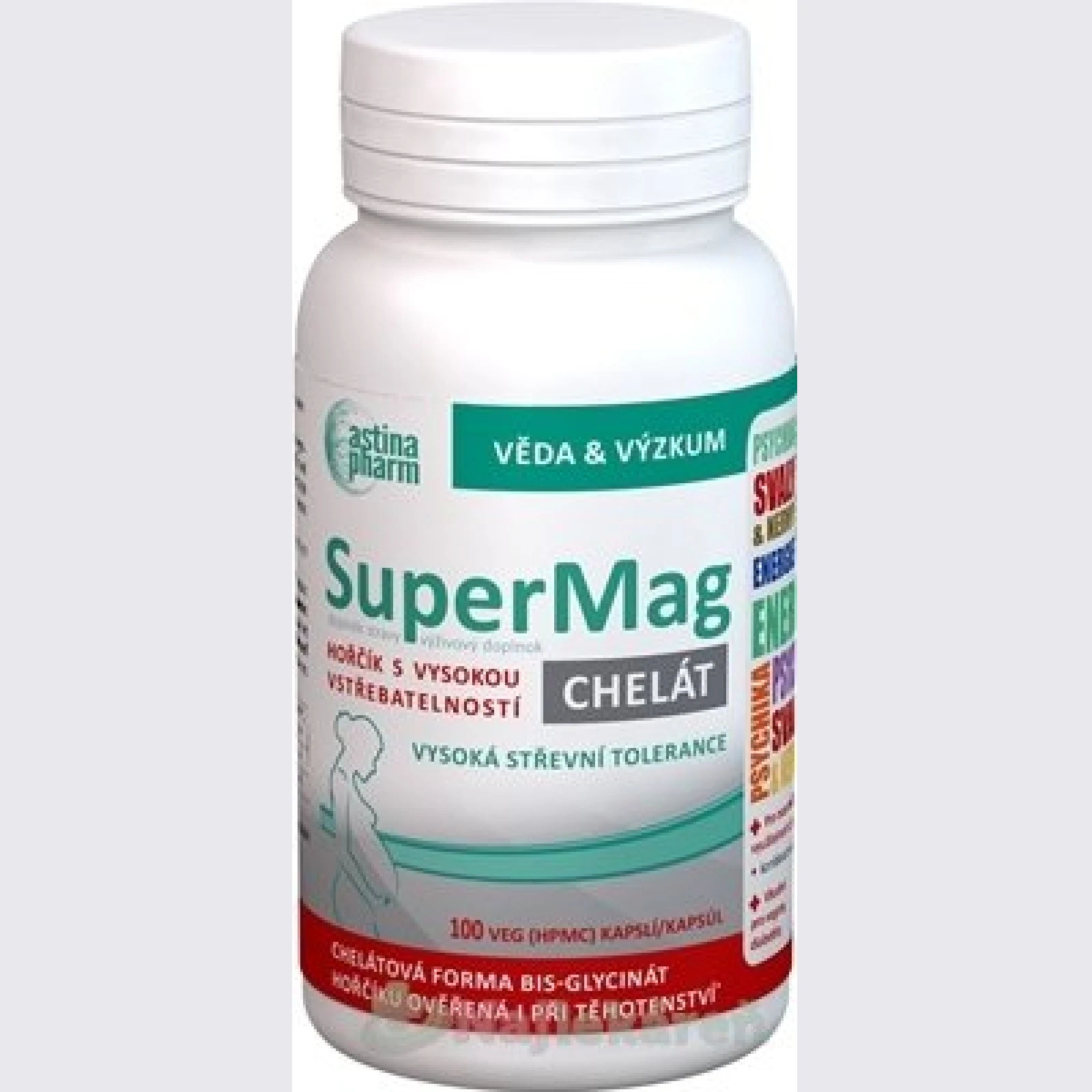 ASTINA SuperMag B6 chelát 100 kapsúl · záber 1