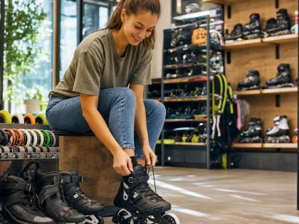 Hogyan válassz inline görkorcsolyát: kerekek, csapágyak, sín és méret