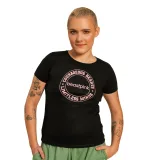 BeastPink Women‘s Serenity T-shirt Black - Veličina: XL | Boja: Crna | Težina: 0,2 g · záber 5