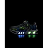 Chlapecká rekreační obuv SKECHERS S Lights Flex Glow Elite K black lime · záber 5