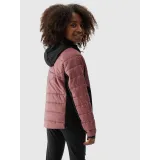 Dívčí turistická softshellová bunda 4F JUNIOR TECHNICAL JACKET-JAW23TTJAF280-54S-PINK · záber 3