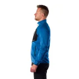 Pánska turistická flisová mikina so zipsom NORTHFINDER EUSTACIO-282blueblack · záber 3
