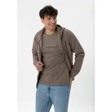 Pánské tričko s krátkým rukávem VOLCANO T-SMUGE-BEIGE · záber 2