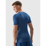 Pánske tréningové tričko s krátkym rukávom 4F TSHIRT FNK-WSS24TFTSM600-31S-NAVY · záber 3