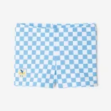 DECATHLON Chlapčenské boxerky Titou s UV ochranou štvorčekové modré 24 m (82-88 cm) · záber 1