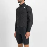 Pánská cyklistická bunda SPORTFUL Hot pack no rain jacket, black · záber 4