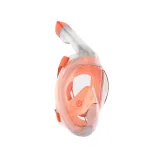 DECATHLON Šnorchlovacia maska Easybreath+ s akustickým ventilom > 10 rokov oranžová S-M · záber 2