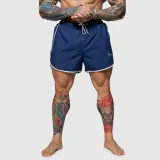 Pánske plavkové šortky Iron Aesthetics Lagoon, modré · záber 2