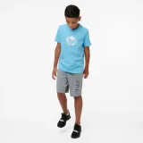 PUMA PUMA detské bavlnené tričko s potlačou svetlomodré 5-6 r (116 cm) · záber 2