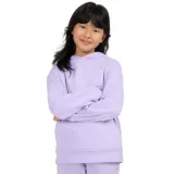 Dievčenská mikina s kapucňou 4F JUNIOR SWEATSHIRT F2323-51S-VIOLET · záber 1