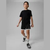 T-shirt regular hladký chlapecký - černý · záber 2
