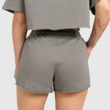 Dámské šortky Iron Aesthetics Heavy-Terry, šedé · záber 5