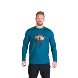 Pánské turistické tričko s dlouhým rukávem NORTHFINDER CLAIR-526inkblue · záber 1