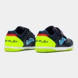 Chlapecké fotbalové kopačky halové JOMA Top Flex 2533 K IC navy blue green · záber 4