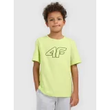 Chlapčenské tričko s krátkym rukávom 4F JUNIOR TSHIRT M3007-45S-CANARY GREEN · záber 2
