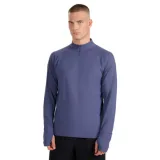 Pánská zateplená běžecká mikina s 1 2 zipem 4F SWEATSHIRT FNK M576-WAW25TFSWM576-32S-DENIM · záber 1