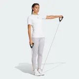 Dámske tréningové tričko s krátkym rukávom ADIDAS TF TRAIN T WHITE · záber 4