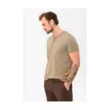Pánské tričko s krátkým rukávem VOLCANO WARREN-102-BEIGE · záber 2
