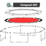 DOMYOS Skákacia plocha trampolíny Octogonal 300 bez · záber 2