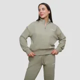GymBeam Dámská mikina 1/2 Zip Agile Sage · záber 4