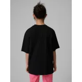 Dievčenské tričko s krátkym rukávom 4F JUNIOR TSHIRT F3302-20S-DEEP BLACK · záber 4