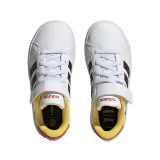 Dívčí rekreační obuv ADIDAS Grand Court Mickey cloud white core black better scarlet · záber 5