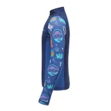 OLAIAN Chlapčenské UV tričko 500 s dlhým rukávom na surfovanie modré 4-5 r (103-112 cm) · záber 2