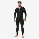 DECATHLON Pánsky potápačský neoprén SCD500 5 mm s kuklou čierno-modrý S · záber 1