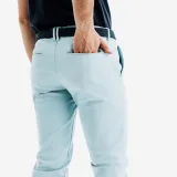 INESIS Pánske golfové chino nohavice MW500 bavlnené modré 3XL (L34) · záber 2