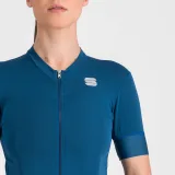 Dámský cyklistický dres s krátkým rukávem SPORTFUL Monocrom w jersey, blue sea · záber 5