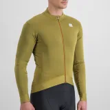 Pánský cyklistický dres s dlouhým rukávem SPORTFUL Monocrom thermal jersey, masala · záber 4