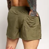 Pánske plavky Iron Aesthetics Beach Mode, zelené · záber 3