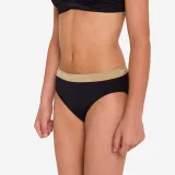 DECATHLON Spodný diel dievčenských plaviek Buddy 900 čierne 8-9 r (131-140 cm) · záber 1