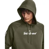 Pánská zateplená mikina s kapucí UNDER ARMOUR UA Rival Fleece Graphic HD-GRN · záber 3