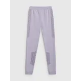 Dievčenské termoprádlo vrchný a spodný diel 4F JUNIOR SEAMLESS UNDERWEAR F250-4FJWAW25USEAF250-51S-VIOLET · záber 3