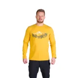 Pánské turistické tričko s dlouhým rukávem NORTHFINDER STEWART-314goldenyellow · záber 1